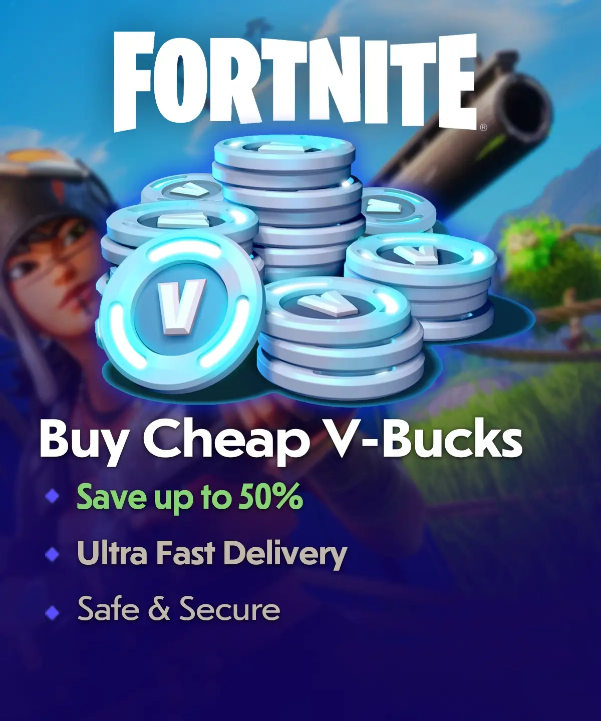 Buy Fortnite VBucks Cheap - Best Prices