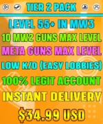 COD MW2 Accounts For Sale 10 Max Guns