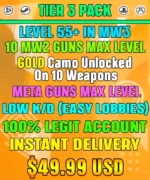 COD MW2 Accounts For Sale Gold Camos