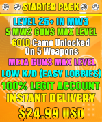 COD MW2 Accounts For Sale Starter Pack