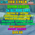 Forza Horizon 4 Modded Accounts For Sale Tier 3