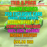 Forza Horizon 5 Modded Accounts PS5 Tier 3