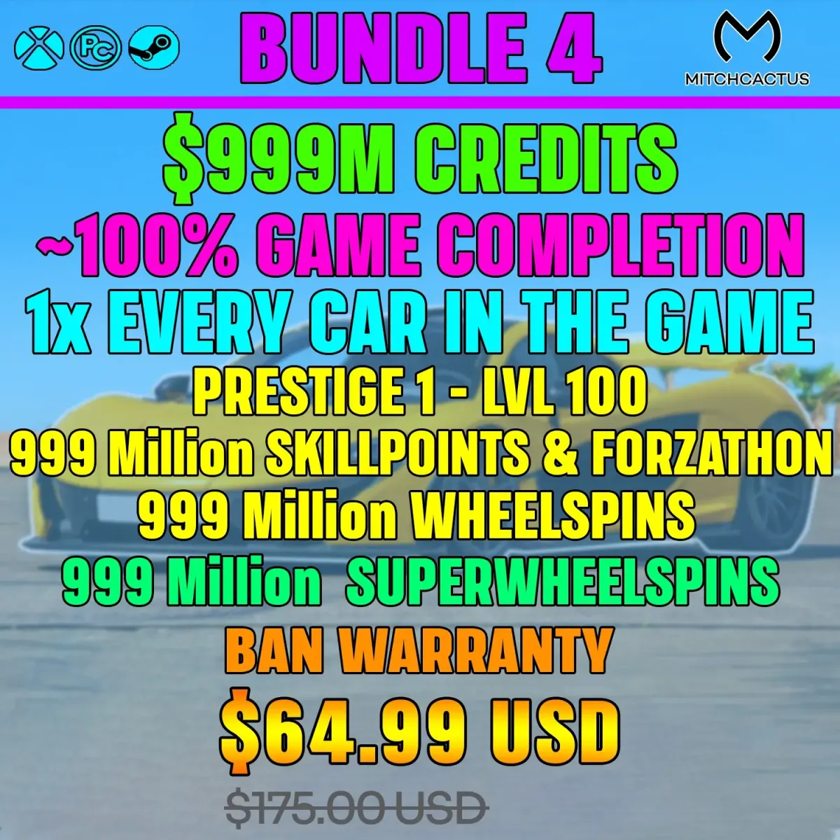 Forza Horizon 5 Personal Mod - Bundle 4