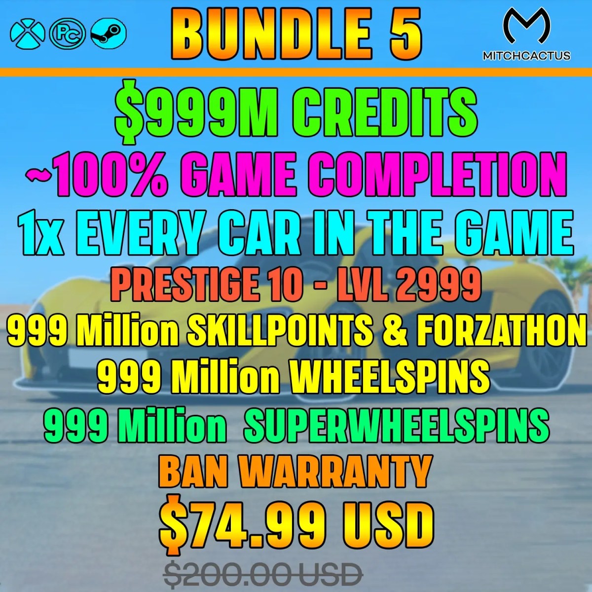 Forza Horizon 5 Personal Mod - Bundle 5
