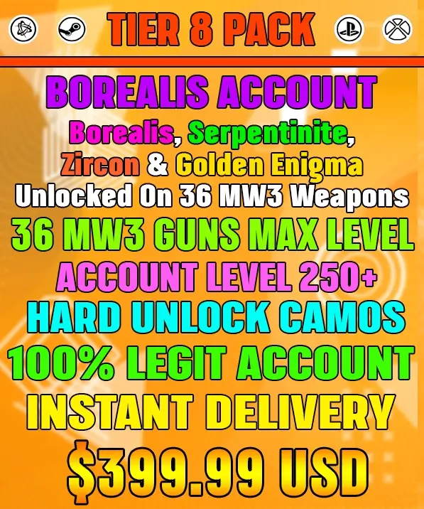 Call of Duty MW3 Accounts For Sale Instant Delivery MitchCactus