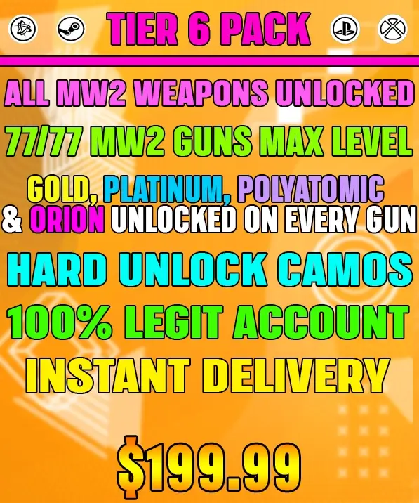 Call of Duty MW3 Accounts For Sale Instant Delivery MitchCactus