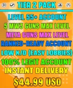 Call of Duty Accounts For Sale Tier 2