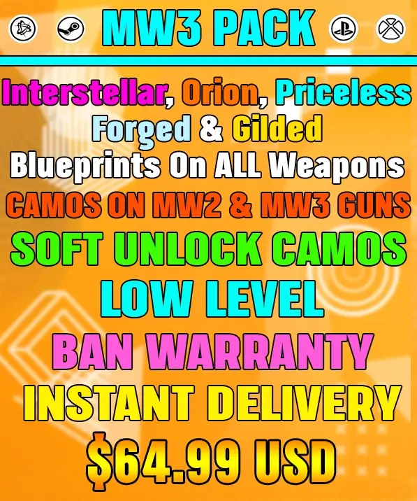 Call of Duty MW3 Accounts For Sale Instant Delivery MitchCactus