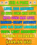Call of Duty Accounts For Sale Tier 4