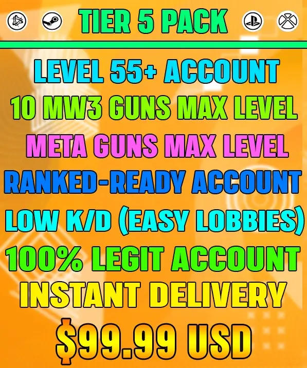 Call of Duty MW3 Accounts For Sale Instant Delivery MitchCactus