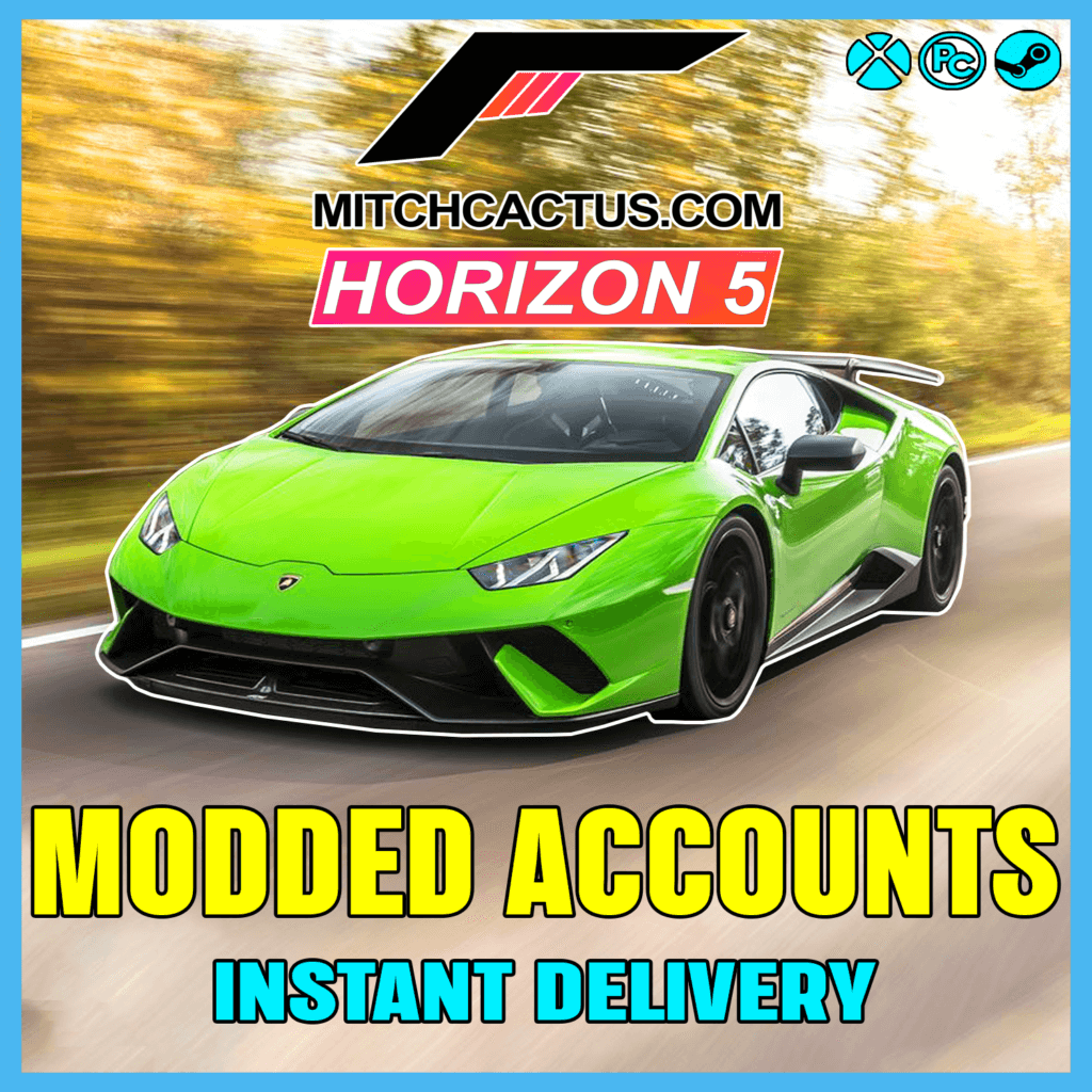 Forza Horizon 5 Mods Xbox PC Steam MitchCactus   Forza Horizon 5 Modded Accounts 1024x1024 