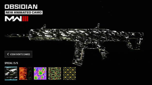 Molten Obsidian Camo MW3