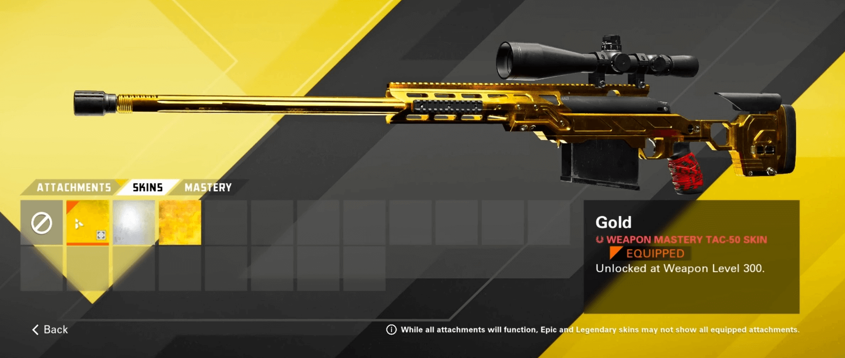XDefiant Gold Camos