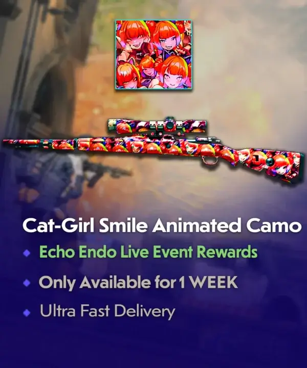 COD MW3 Cat-Girl Smile Animated Camo Unlock