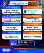 Call of Duty BO6 Diamond Accounts For Sale W Dark Matter