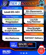 Warzone BO6 Ranked Ready Accounts For Sale