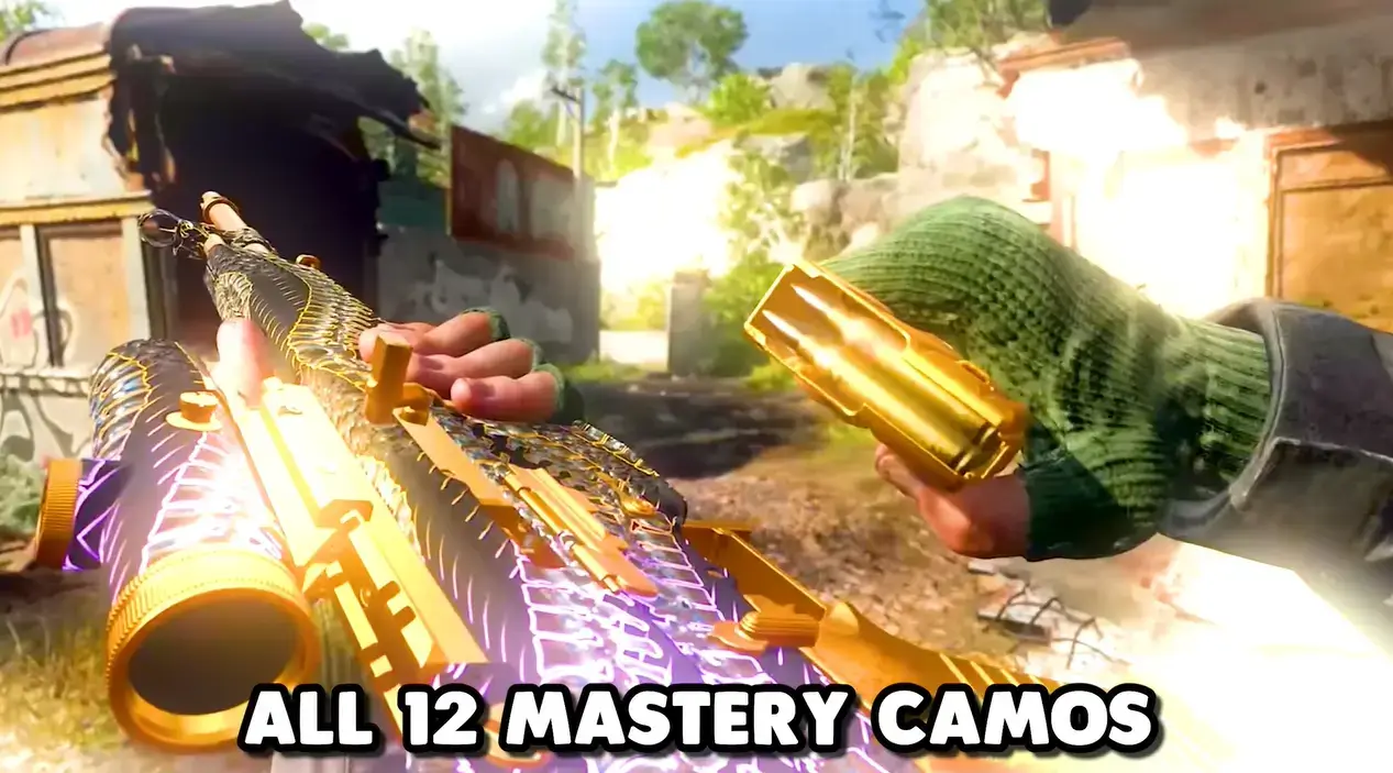 12 different mastery camos in BO6