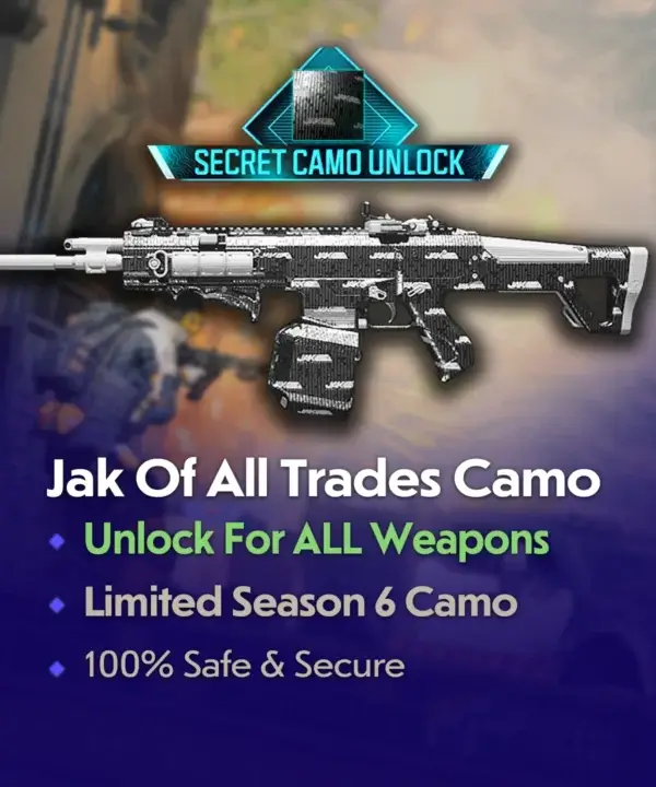 COD MW3 Jak Of All Trades Camo Unlock