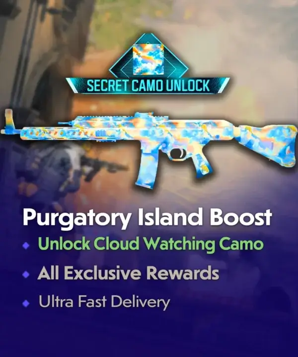 COD MW3 Purgatory Island Boost - Unlock Cloud Watching Camo