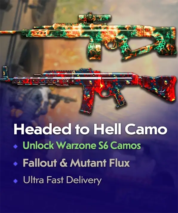 COD Warzone Headed to Hell Camo Unlock - Season 6 Camo Boosting