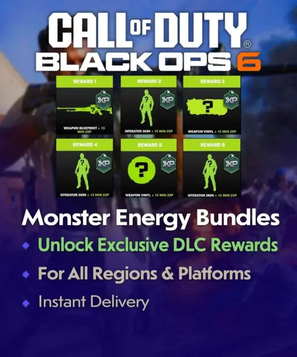 Call of Duty Black Ops 6 Monster Energy Bundle Codes