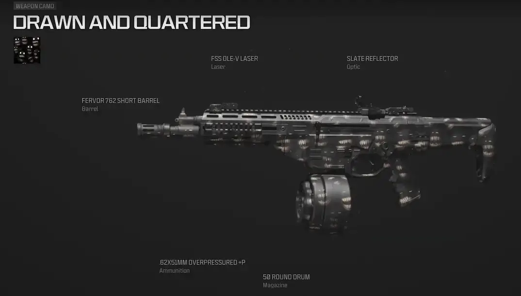 Unlock Drawn and Quartered Camo