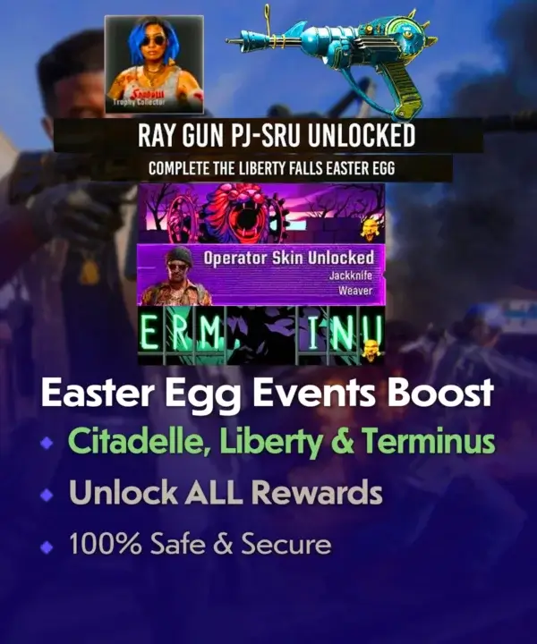 COD BO6 Easter Egg Events Boost - Liberty Fall & Terminus