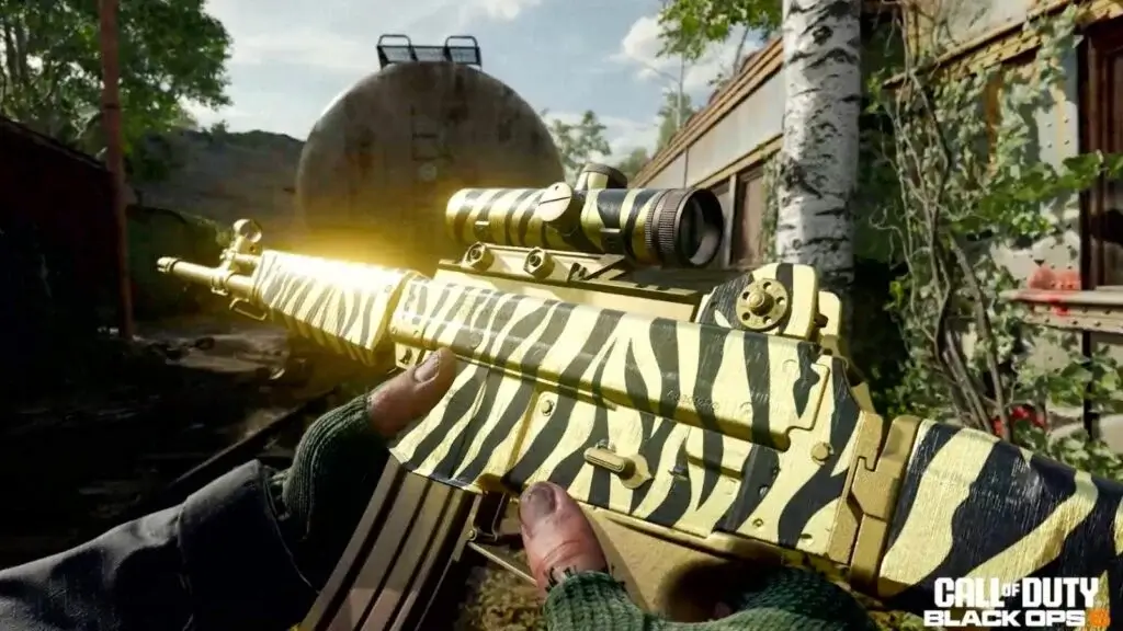 Gold Tiger Camo Black Ops 6