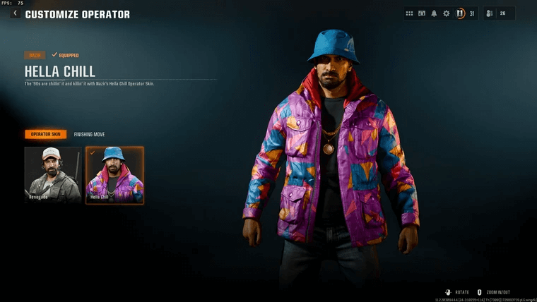 Hella Chill Operator Skin Nazir In Black Ops 6