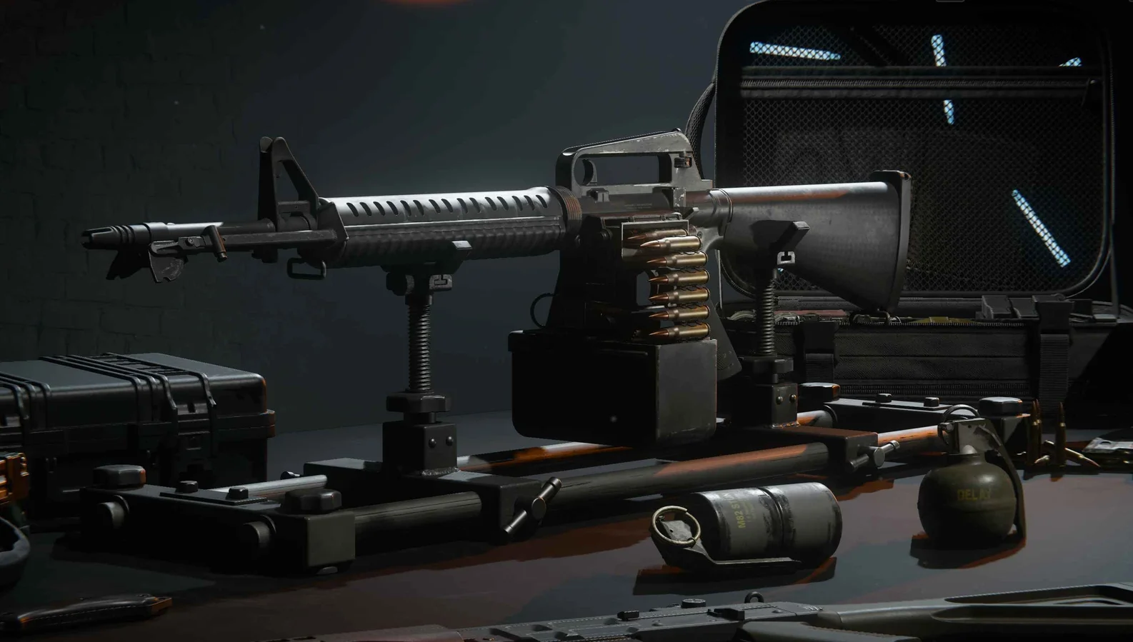 Black Ops LMG guns