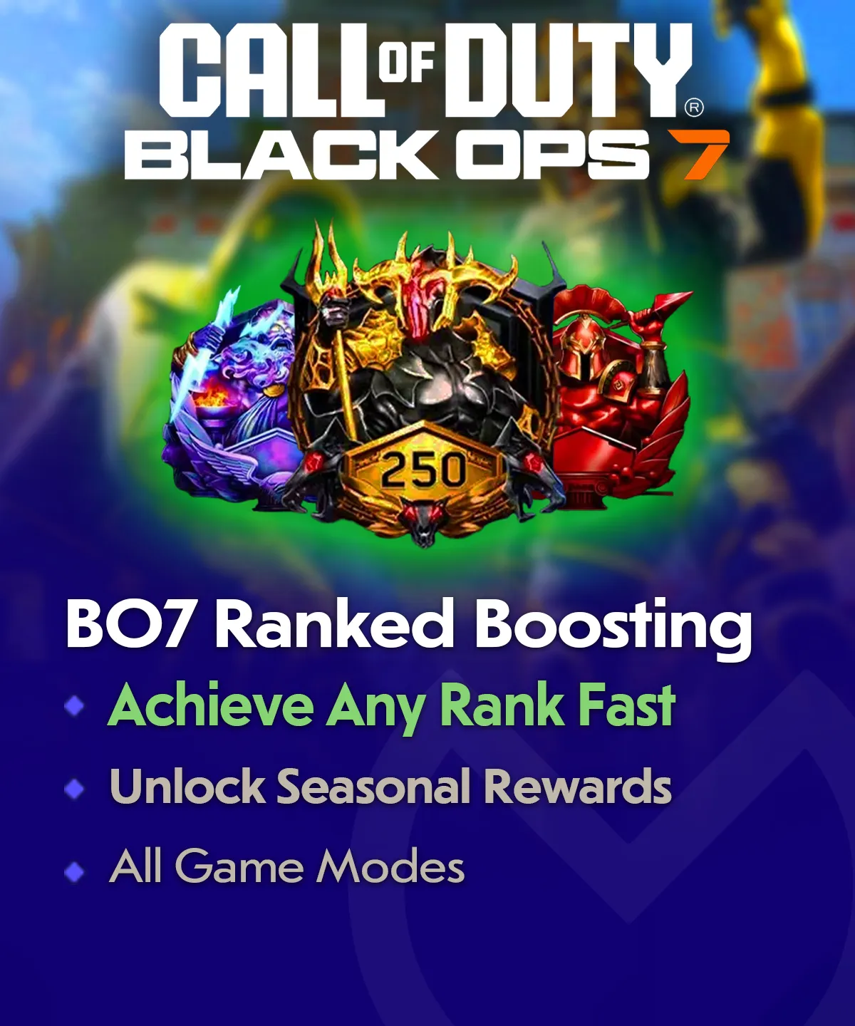 Call of Duty BO7 Ranked Boosting - Guaranteed Skrill Rating