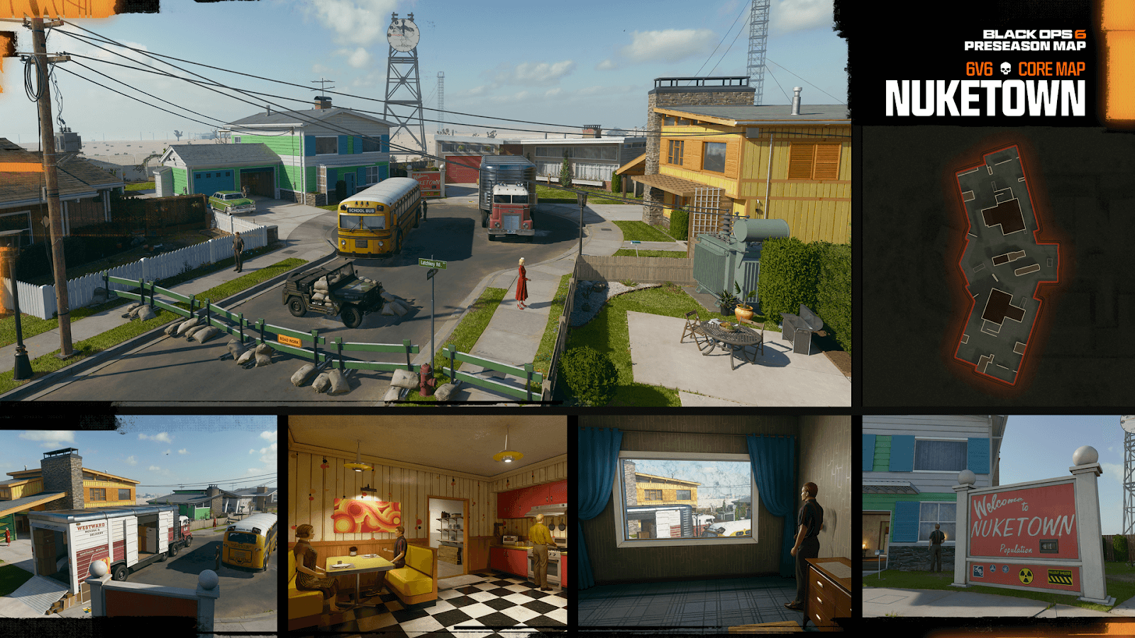 BO6 easter eggs Nuketown