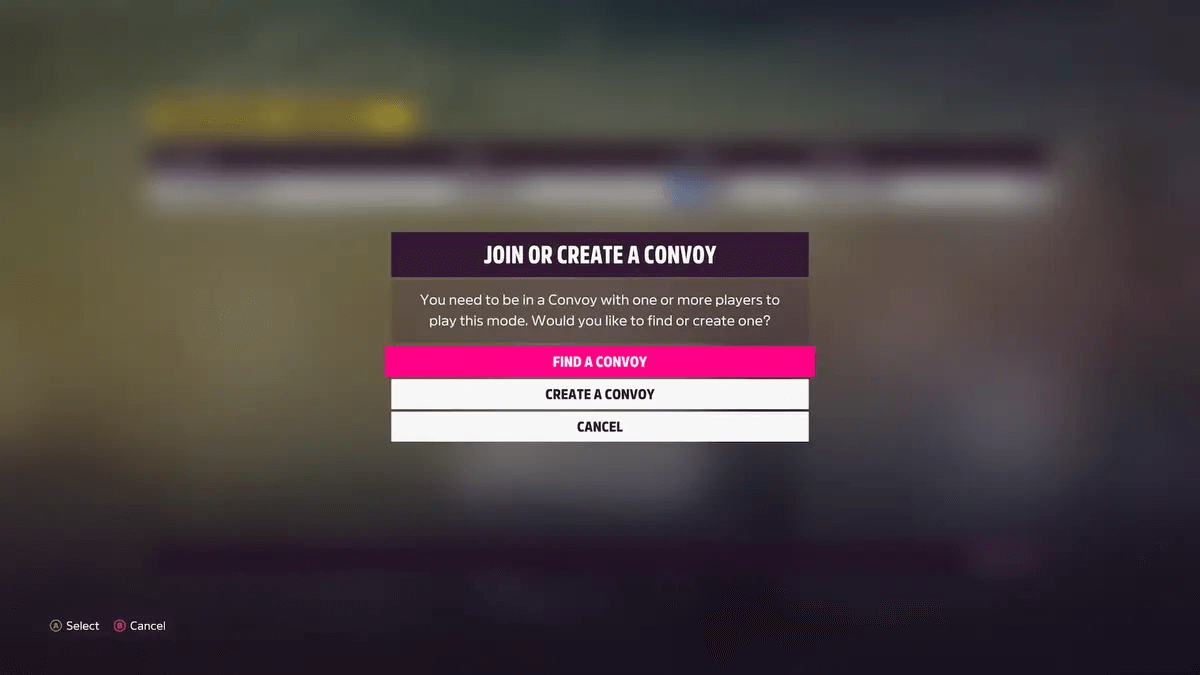 Create or Join a Convoy