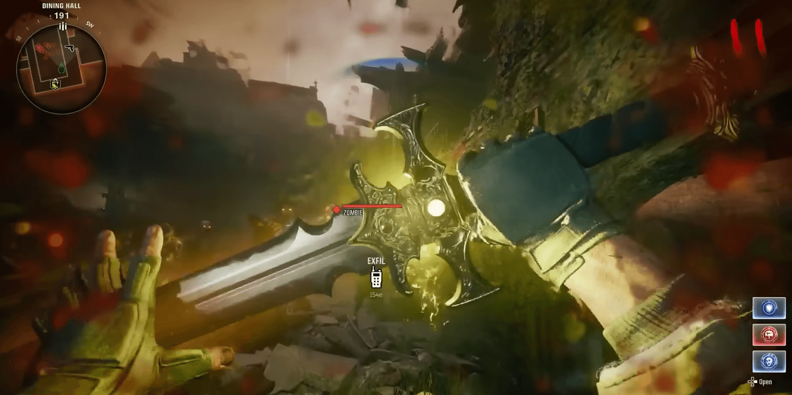 The bastard sword in BO6 zombies