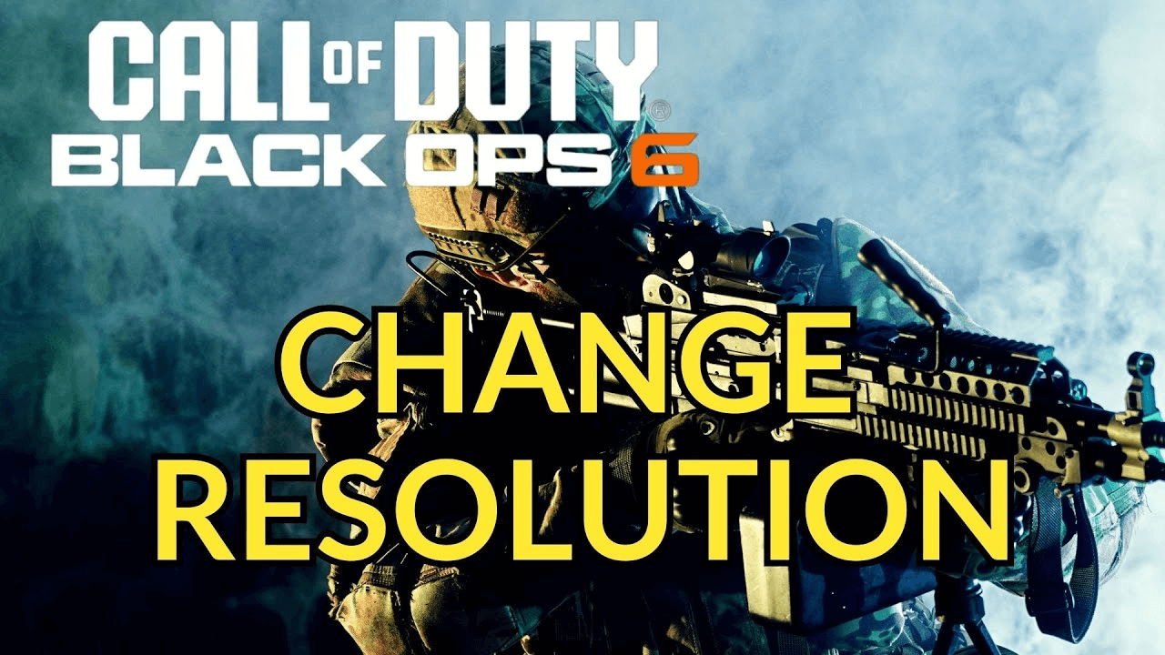 Black Ops 6 change resolution