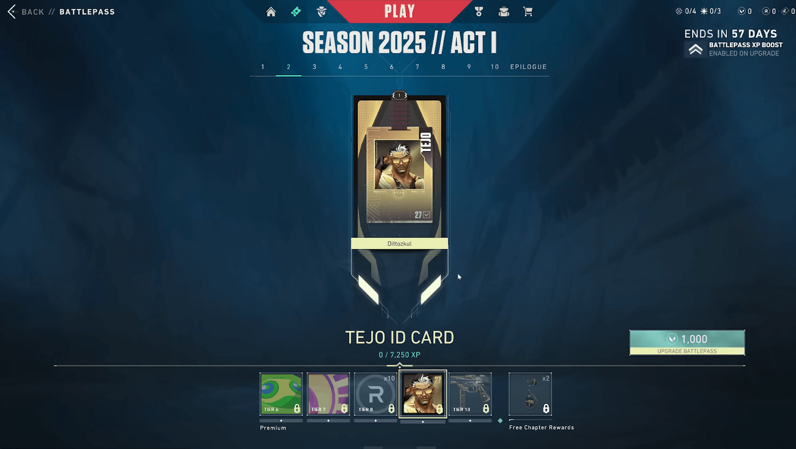 Season 2025 Act 1 Battle Pass