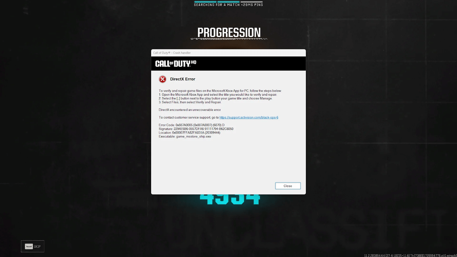 Fix Direct X Error Black Ops 6