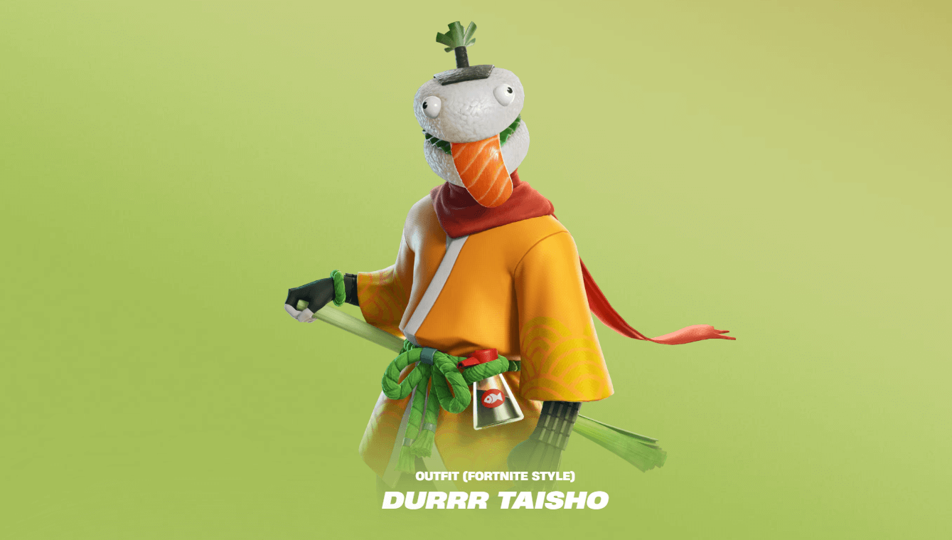 January 2025 Fortnite Crew Pack: Durrr Taisho Skin and More