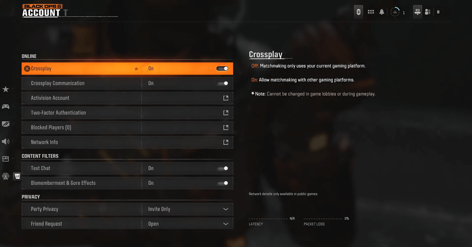 How To Disable Crossplay In BO6 Ranked