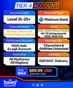 Marvel Rivals Platinum Accounts For Sale