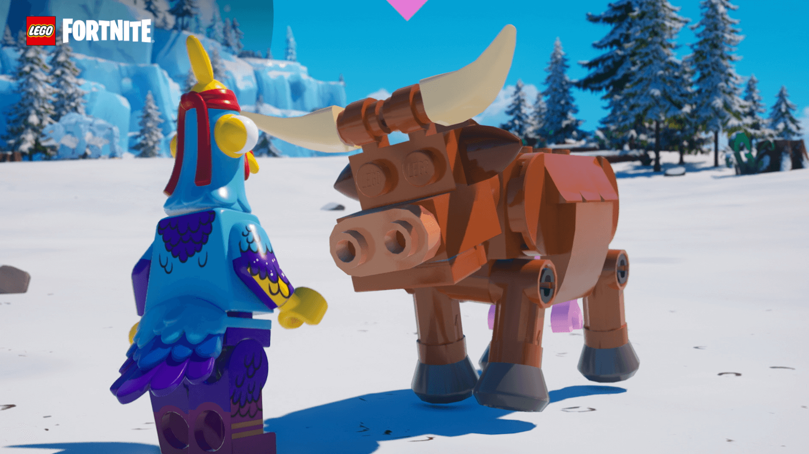 how to tame animals in lego Fortnite