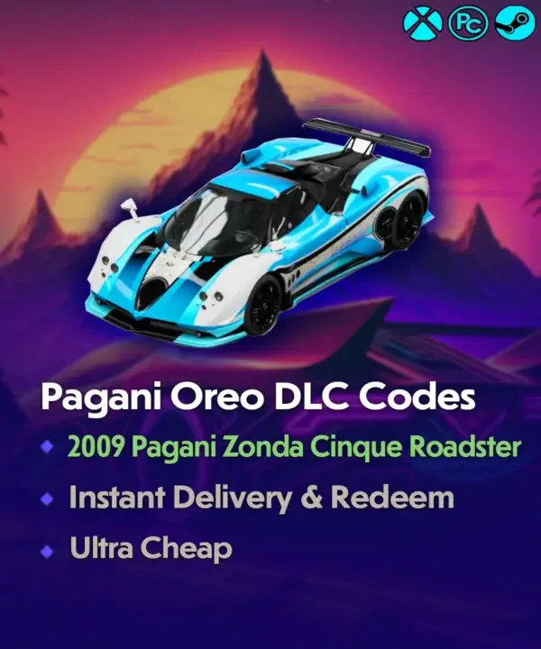 Forza Horizon 5 Pagani Zonda OREO Edition Codes For Sale