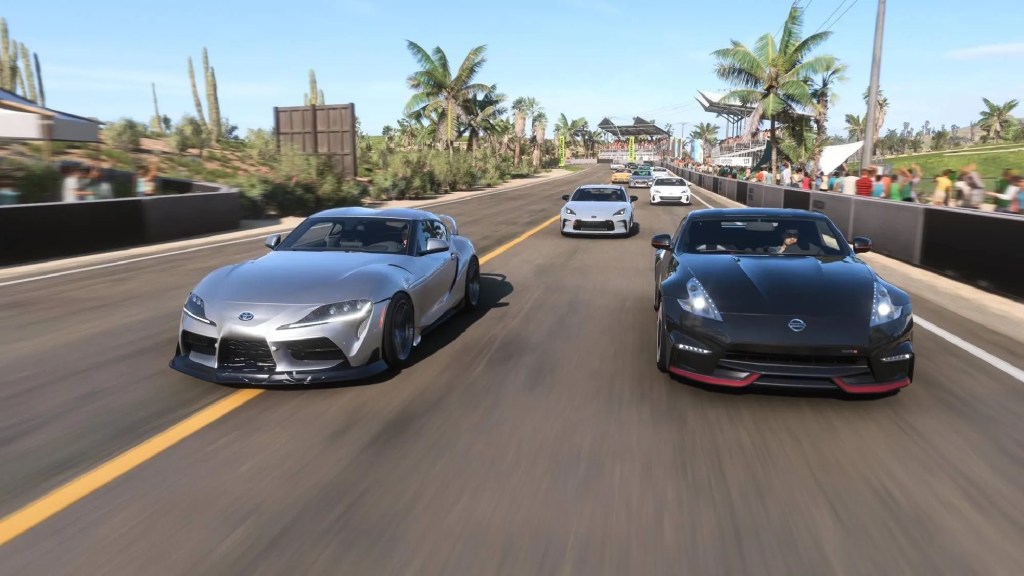 Forza Horizon 5 on PS5 Pro