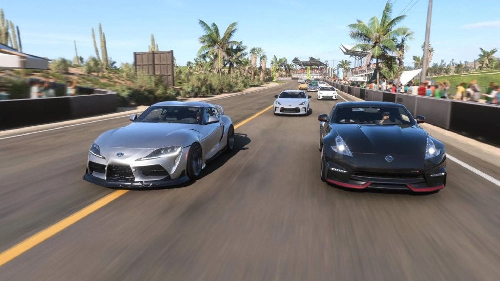 Forza Horizon 5 on PS5 Pro