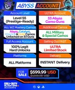 Warzone Abyss Accounts For Sale