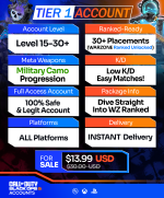 Warzone Ranked-Ready Accounts For Sale