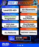 Warzone Ranked-Ready Accounts For Sale