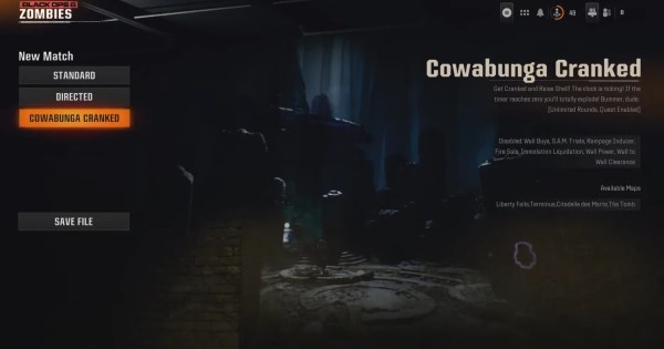 All About TMNT Cowabunga Cranked Mode BO6