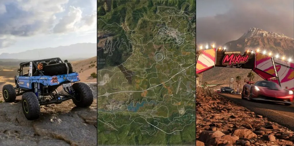 Mexico Map in FH5