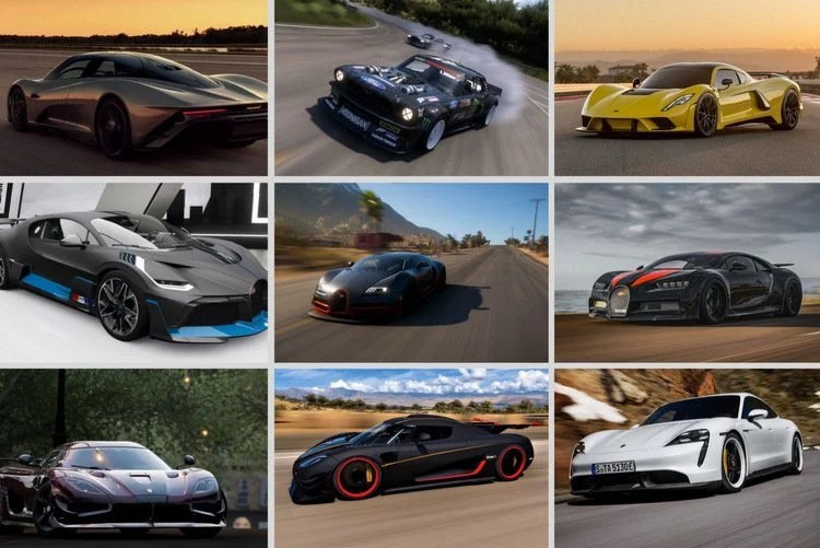 fh5 cars list fastest